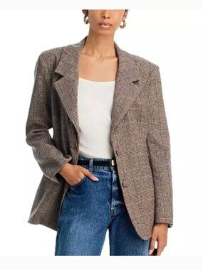 BLoomingdales AQUA Button Front Tweed Blazer - Exclusive. Size XS. NWT!